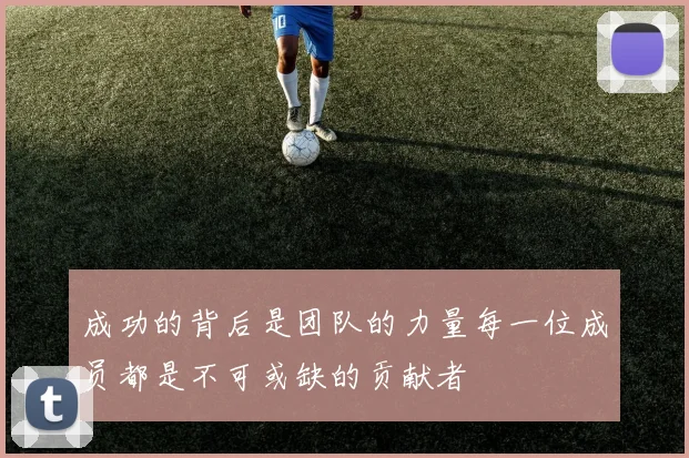成功的背后是团队的力量每一位成员都是不可或缺的贡献者